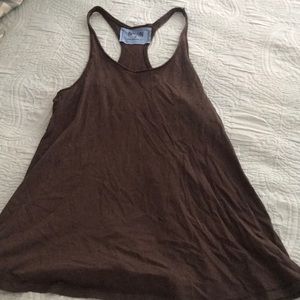 Nation brown tank top